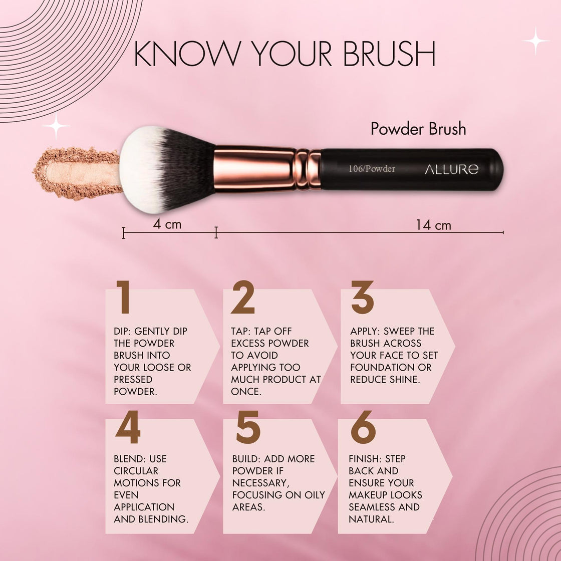 Allure Powder Brush ( ASB106)