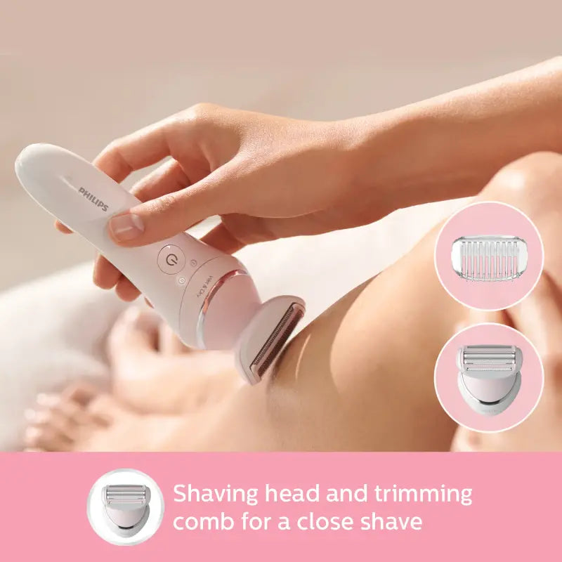 Philips Cordless Epilator   All Rounder For Face And Body Hair Removal Bre710/00-4