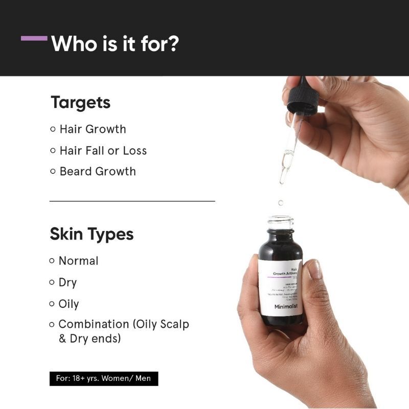 Minimalist 18Percentage Hair Growth Actives Hair Serum For Reducing Hairfall & Growth (30Ml)-5