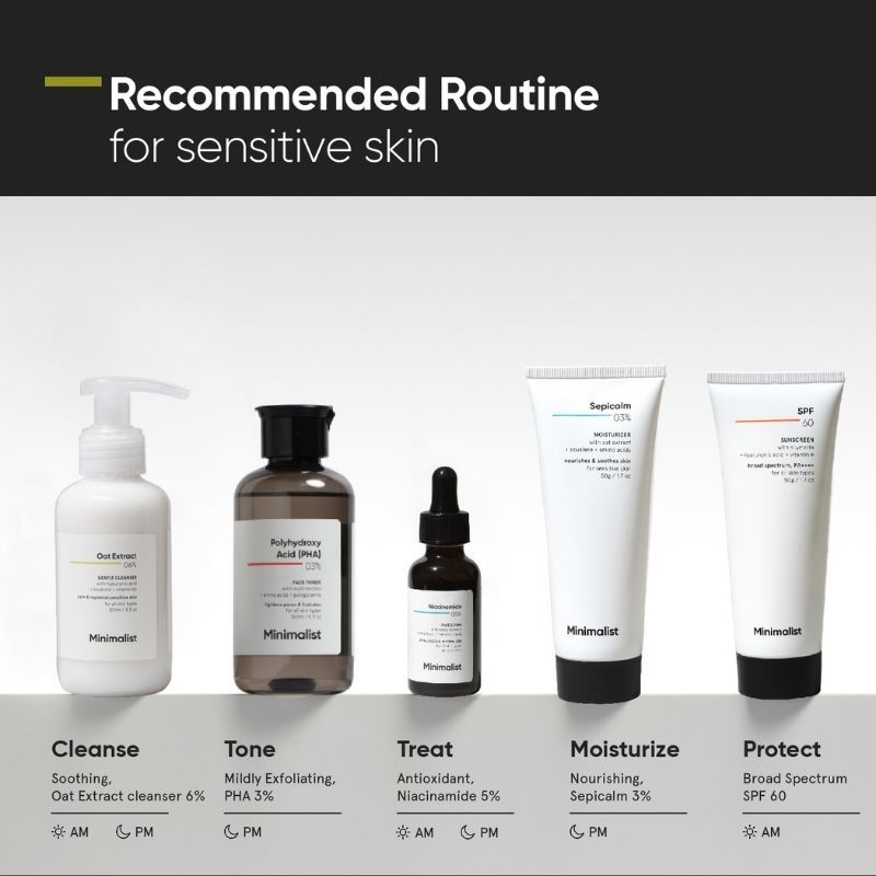 Minimalist 6Percentage Oat Extract Gentle Cleanser With Hyaluronic Acid For Sensitive Skin (120Ml)-5