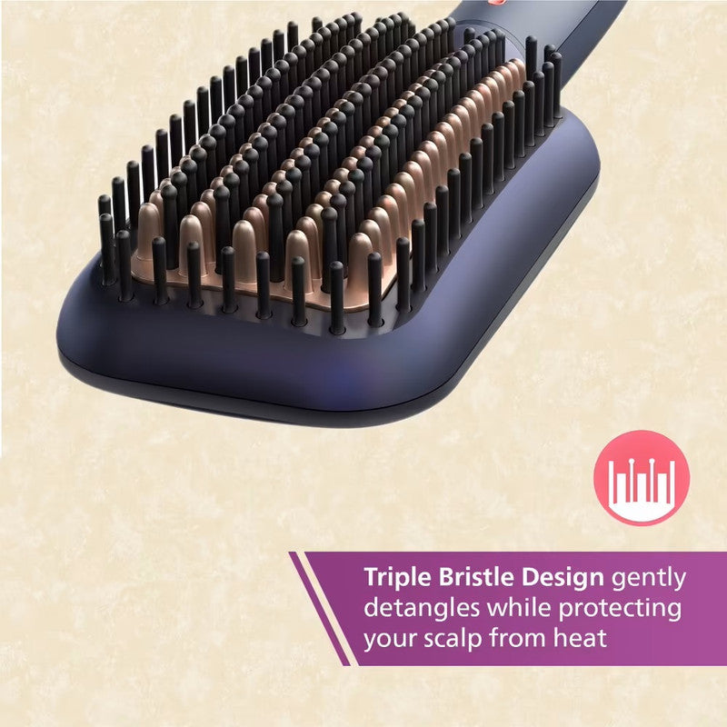 Philips Heated Straightening Brush Bhh885/10-4