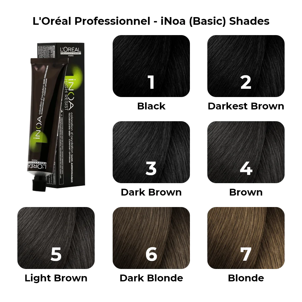Loreal Inoa Ammonia Free Hair Color 60G 6 Dark Blonde