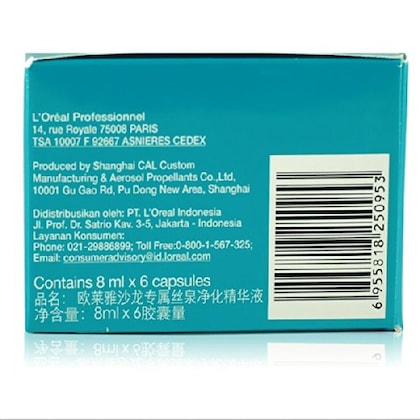 Loreal Hair Spa Purifying Concentrate Anti-Dandruff 8 Ml 6 Ampules
