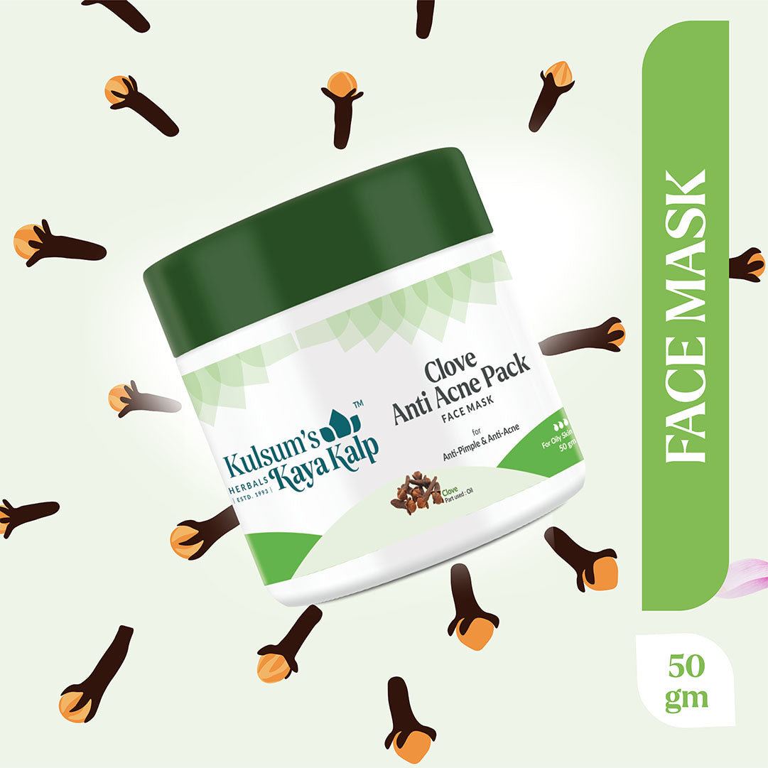 Kulsum's Kaya Kalp Herbals Clove Anti Acne Pack (50gm)