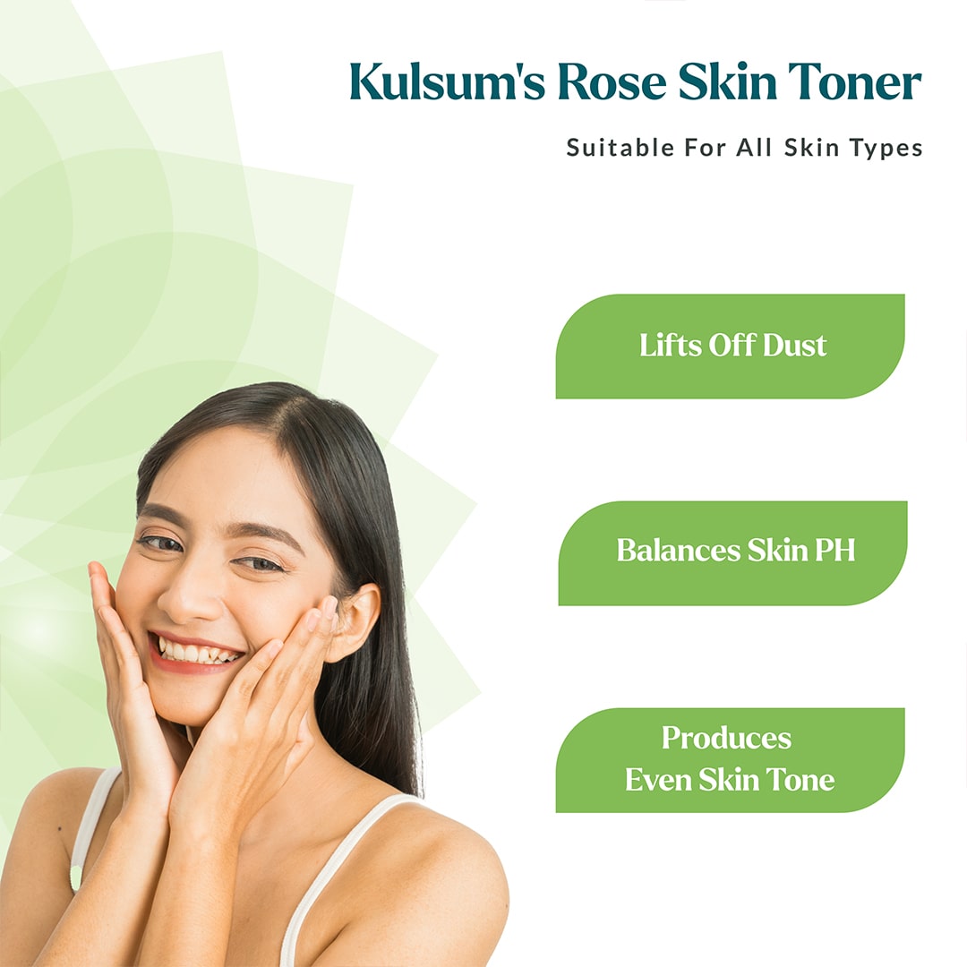 Kulsum's kayakalp Rose Skin Toner (200ML)