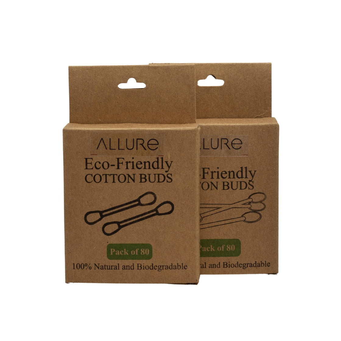 Allure Bamboo Earbuds (Pack of 2)