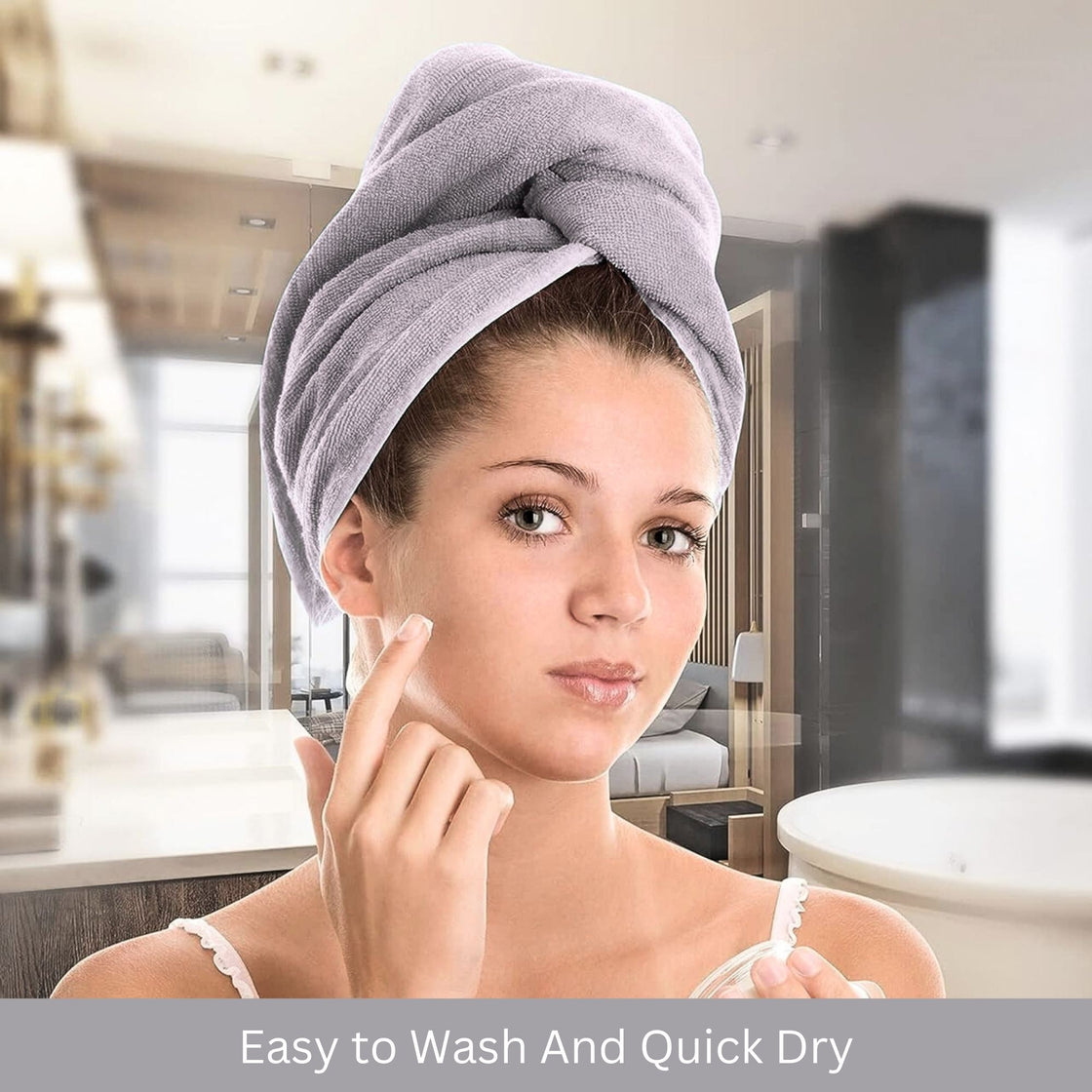 Allure Premium Microfiber Hair Towel