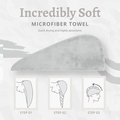 Allure Premium Microfiber Hair Towel