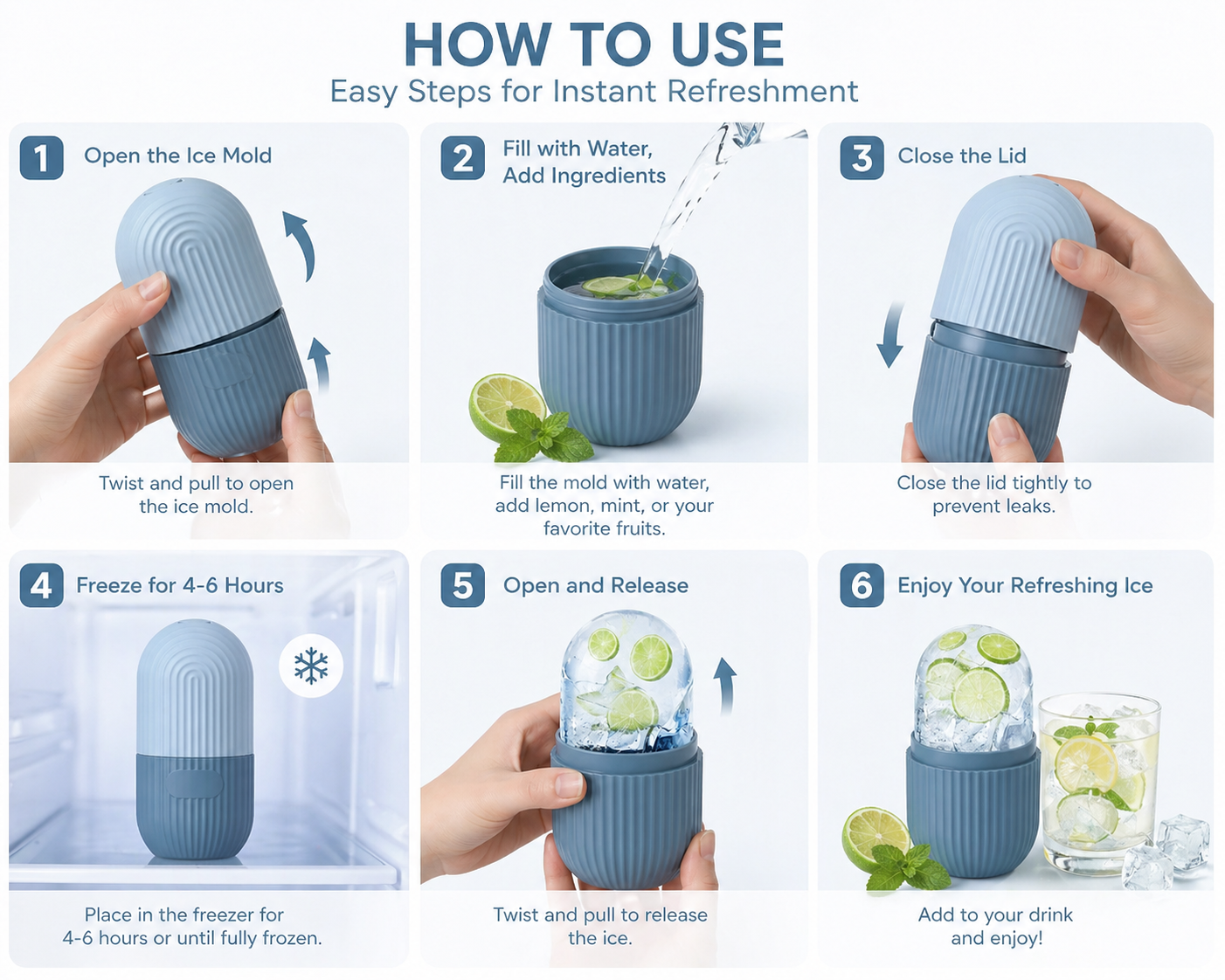 Allure Ice Roller & Face Massager for Glowing Skin