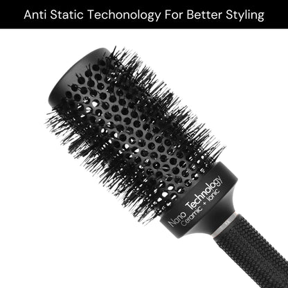 Allure Round Ceremic Premium Hair Brush 53 mm For Hair Styling