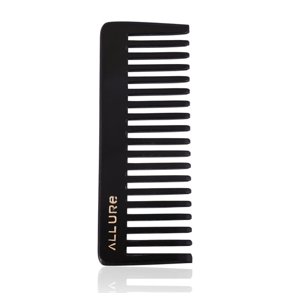 Allue Handmade Wide-Tooth Tortoiseshell Comb(HMC_B_22) Anti-Static Detangling and Styling Comb"