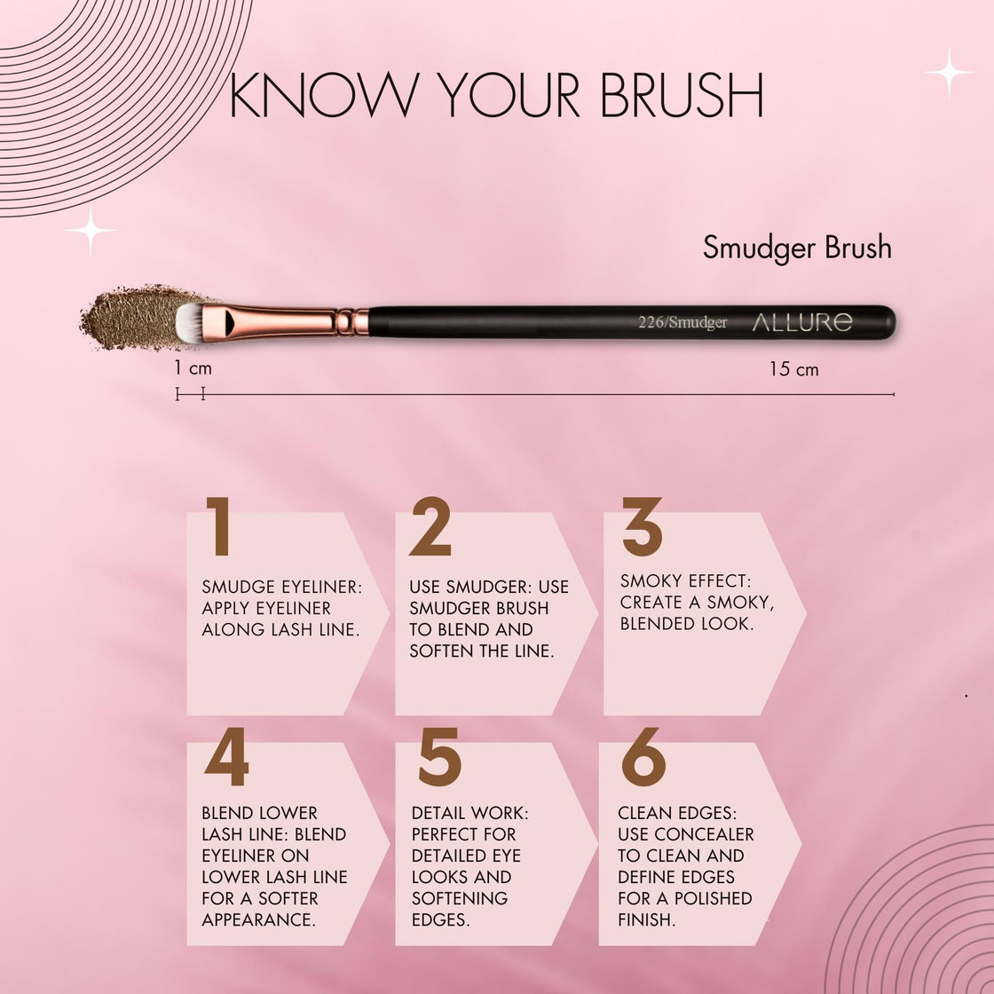 Allure Professional Makeup Smudger Brush 226