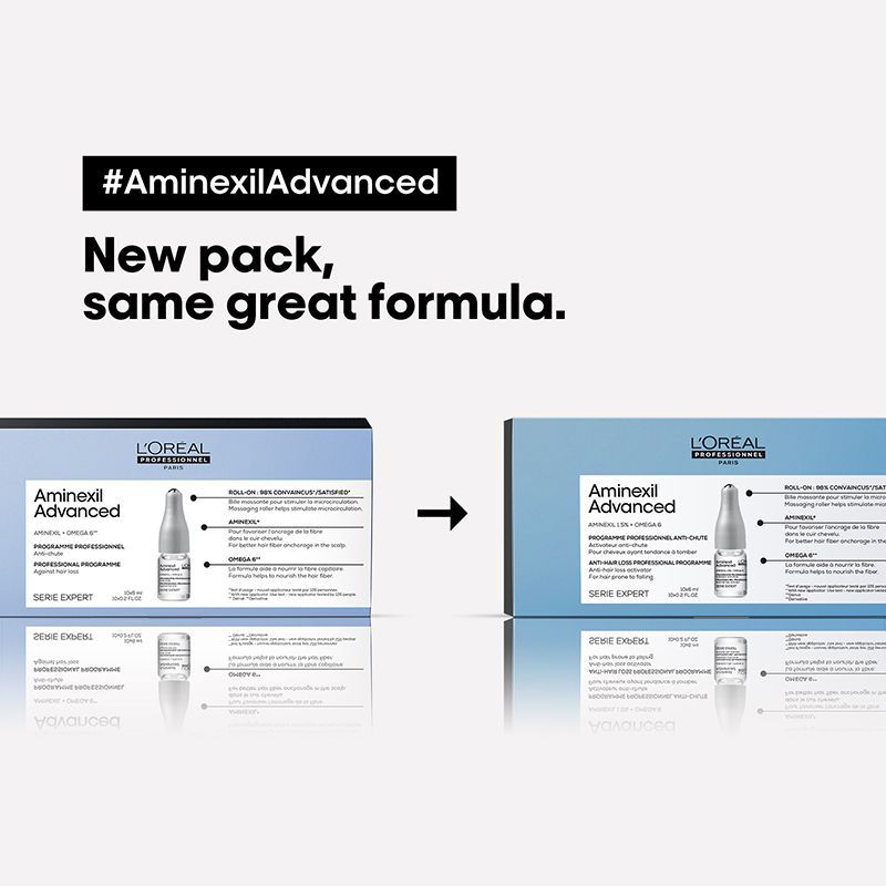 Loreal Professionnel Aminexil Advanced, Scalp Advanced & Anti-Hair Loss Activator Programme
