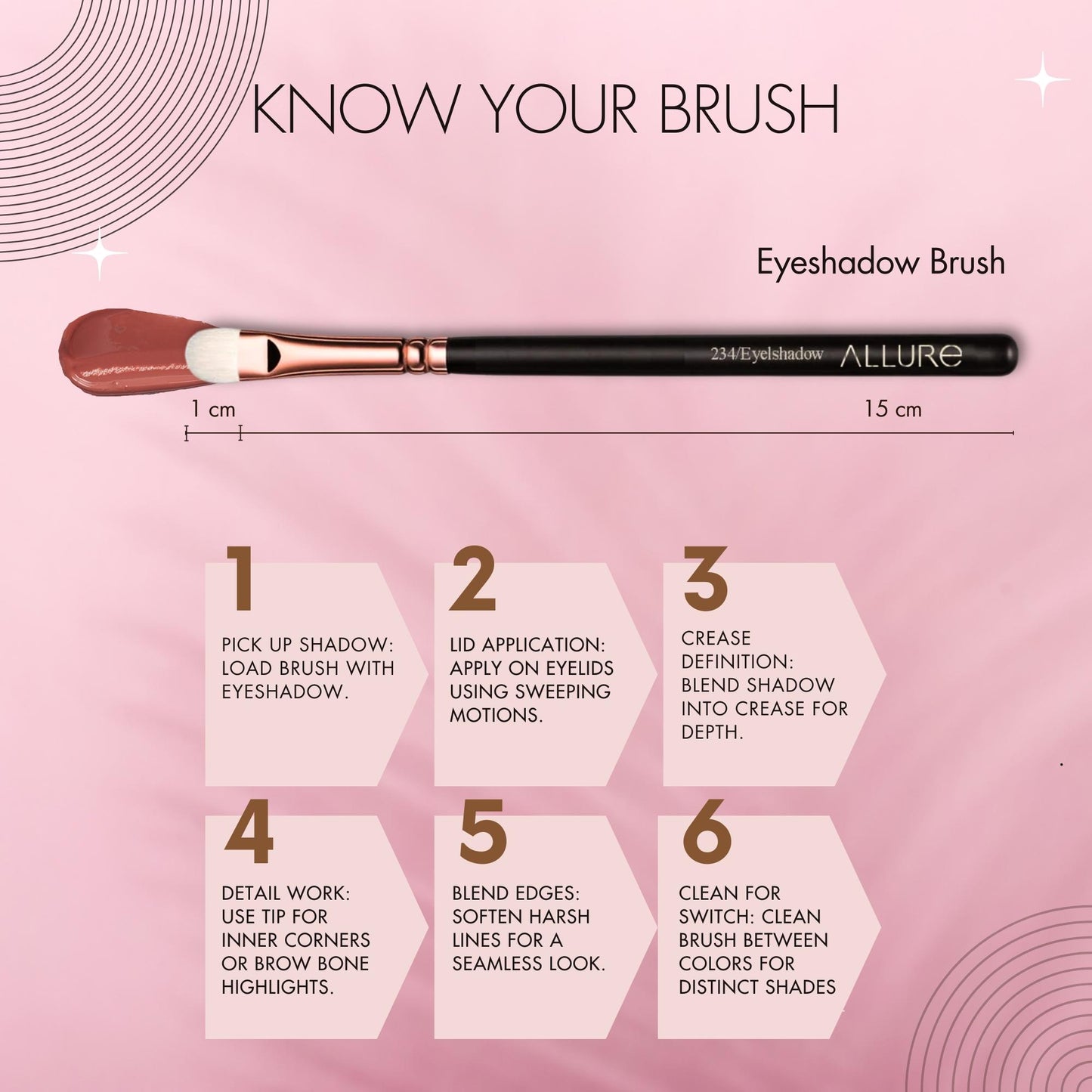 Allure Eyeshadow Brush (ASB234)
