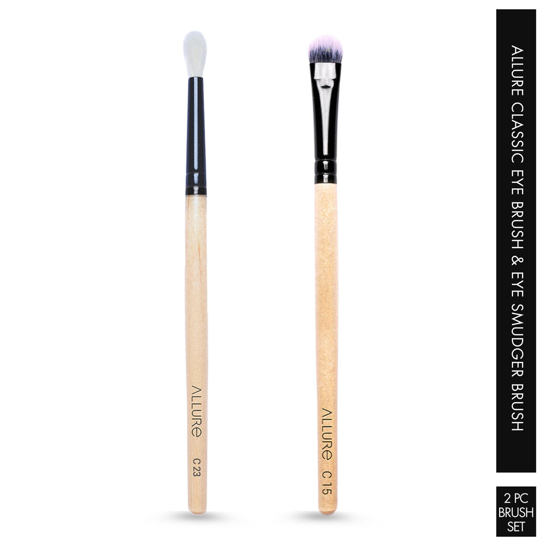 Allure Classic Eye Brush and Eye Smudger Set of 02