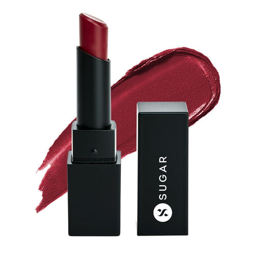 SUGAR Nothing Else Matter Longwear Lipstick - 09 Royal Redding (Dark Red) (3.2g)
