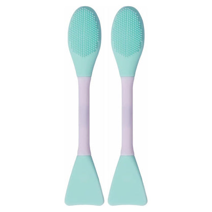 Allure Dual-Sided Face Cleansing Brush & Mask Applicator - Pack Of 2