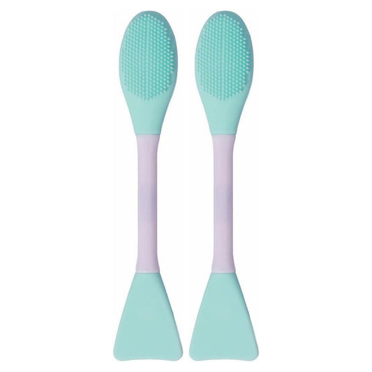 Allure Dual-Sided Face Cleansing Brush & Mask Applicator - Pack Of 2