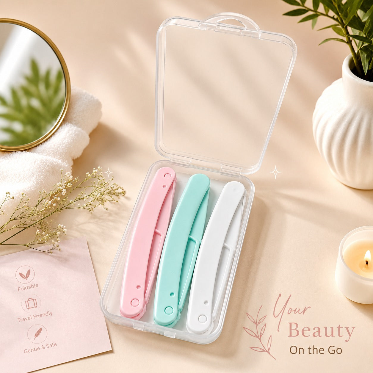 Allure Eyebrow & Facial Razor for Women – Pack of 3
