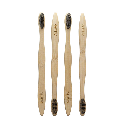 Allure Bamboo Toothbrush Charcoal Pack 