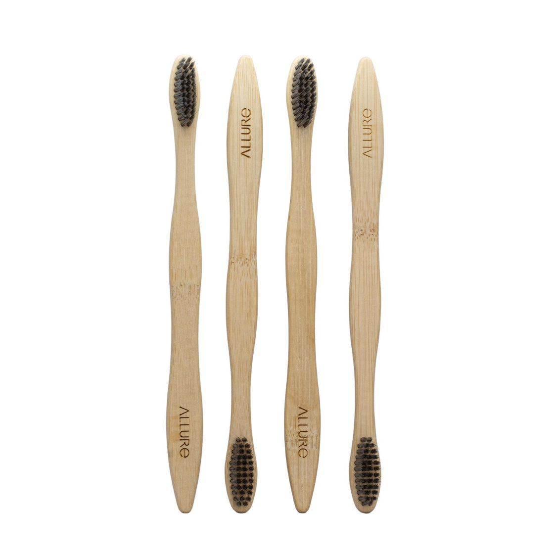 Allure Bamboo Toothbrush Charcoal Pack 