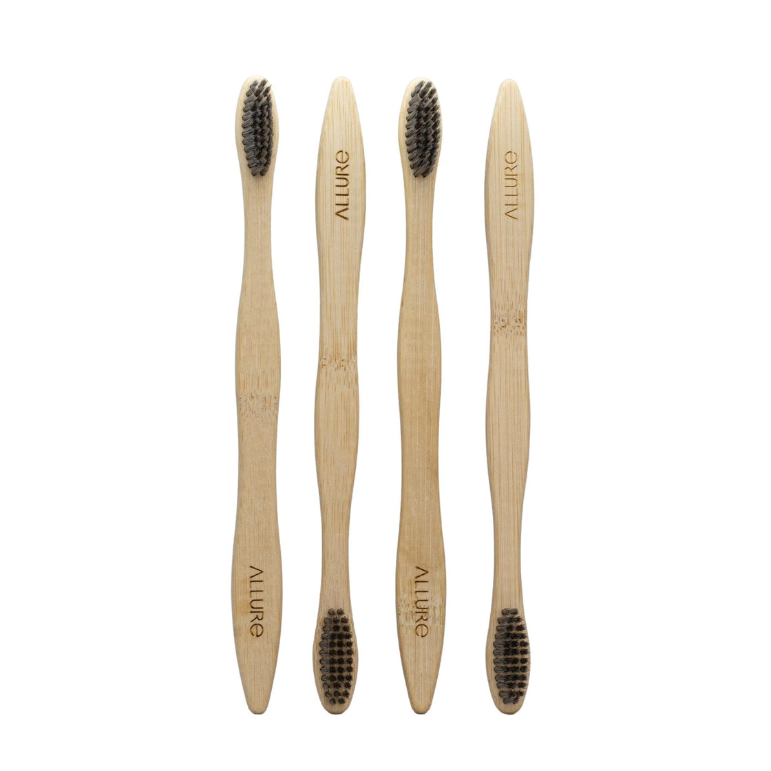 Allure Bamboo Toothbrush Charcoal Pack 