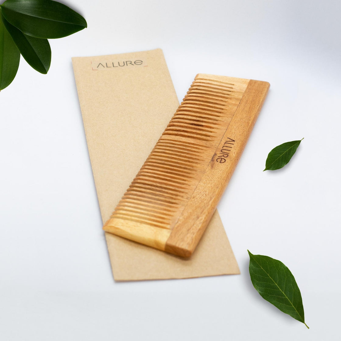 Allure Neem Wood Regular Hair Comb (CR-01)