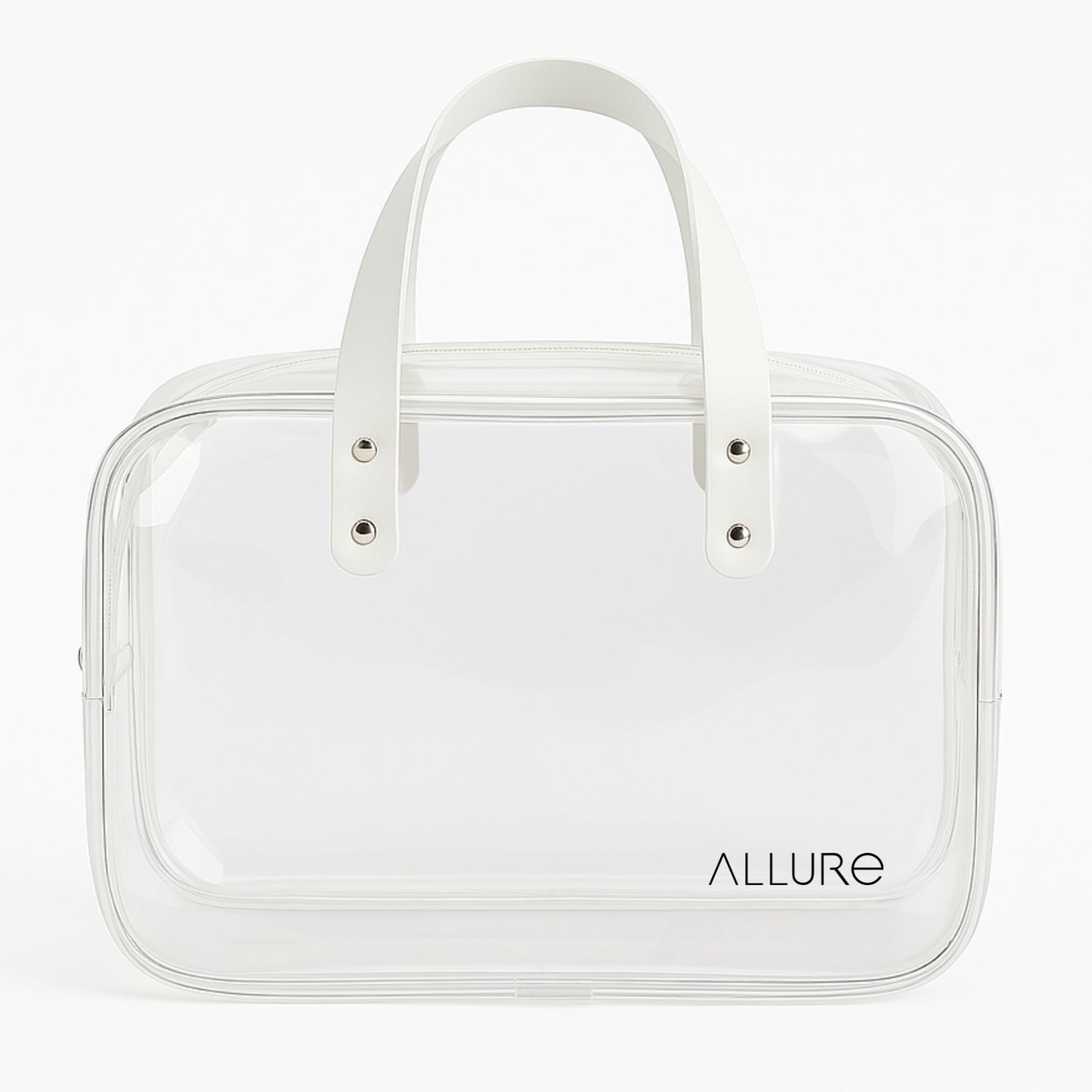 Allure Transparent Travel Makeup Bag with Handles (ATHB_10)