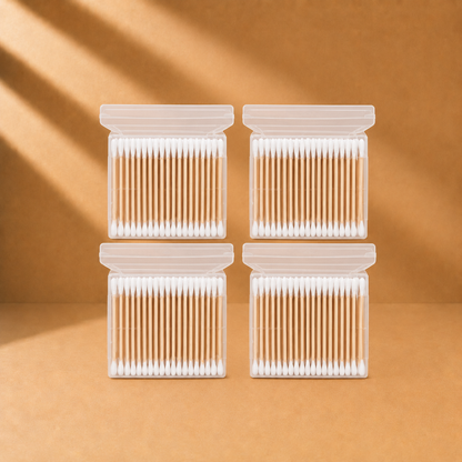 Allure Bamboo Cotton Swab - Ear Buds Pack of 4 (320pcs)