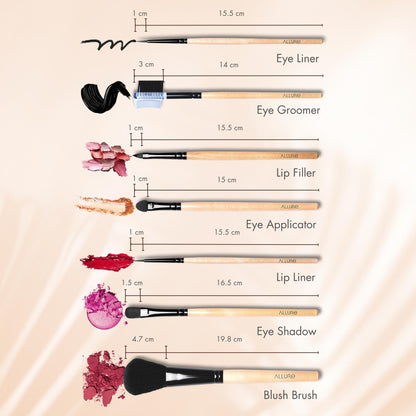 Allure Classic Ack-07 Pack Of 7 Makeup Brush