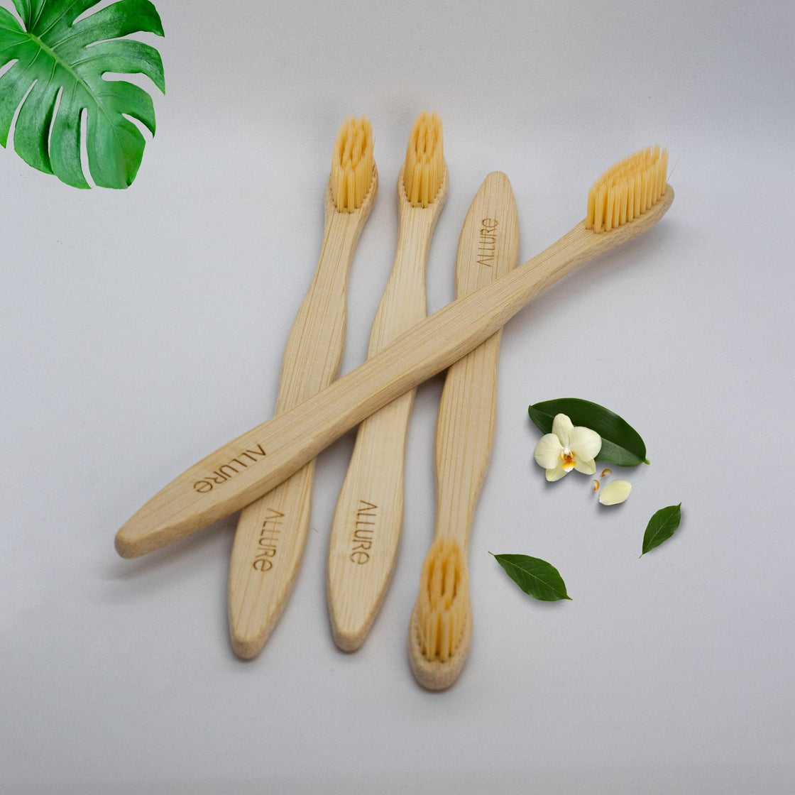 Allure Bamboo Toothbrush Pack 4 (OT-02)