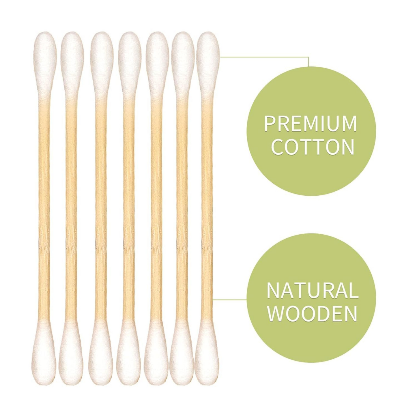 Allure Bamboo Cotton Swab - Ear Buds Pack of 1 (80pcs)