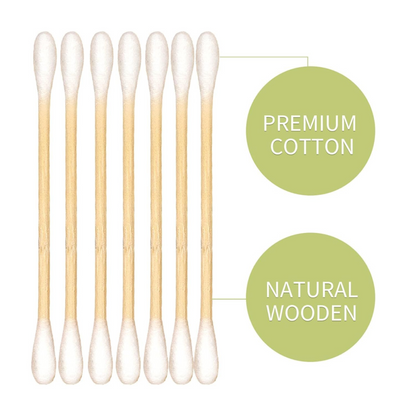 Allure Bamboo Cotton Swab - Ear Buds Pack of 1 (80pcs)