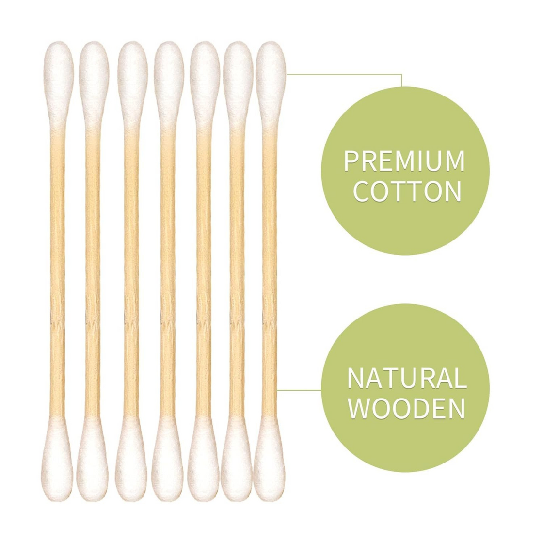 Allure Bamboo Cotton Swab - Ear Buds Pack of 4 (320pcs)