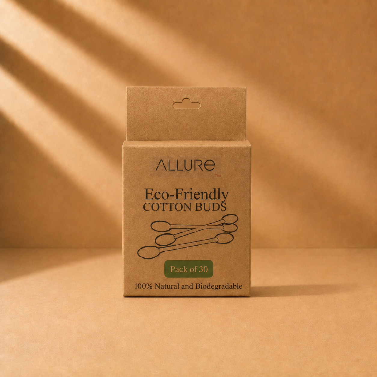 Allure Bamboo Earbuds (Pack of 1)