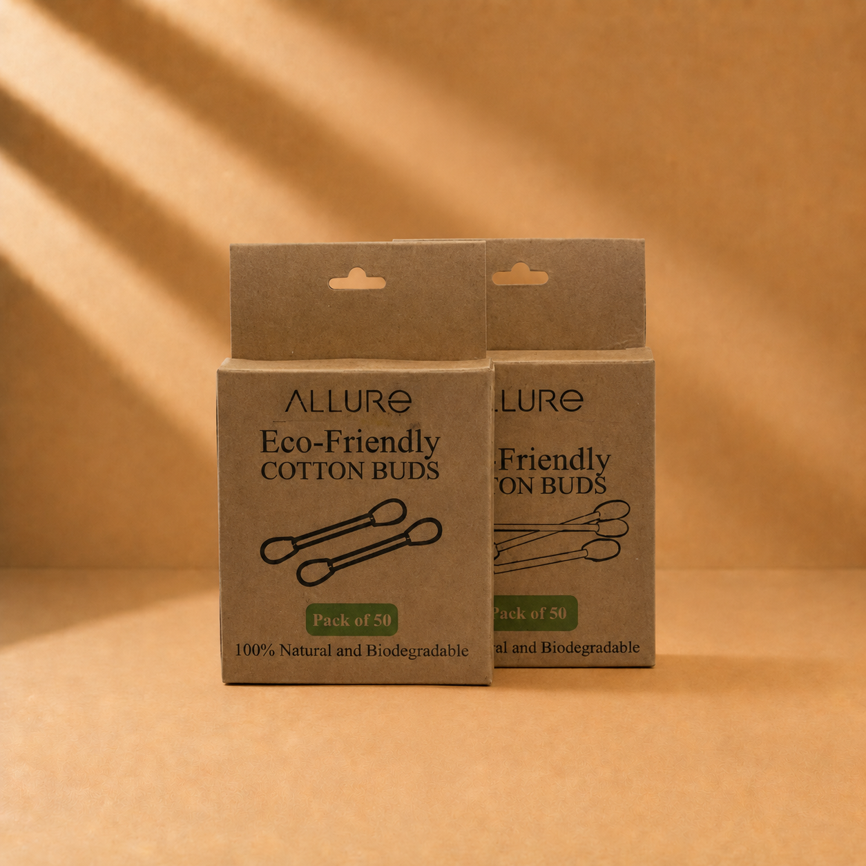 Allure Bamboo Earbuds (Pack of 2)