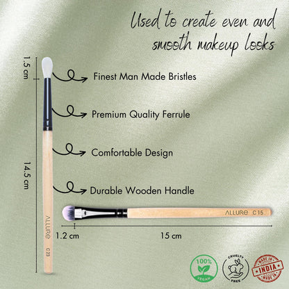 Allure Classic Eye Brush and Eye Smudger Set of 02
