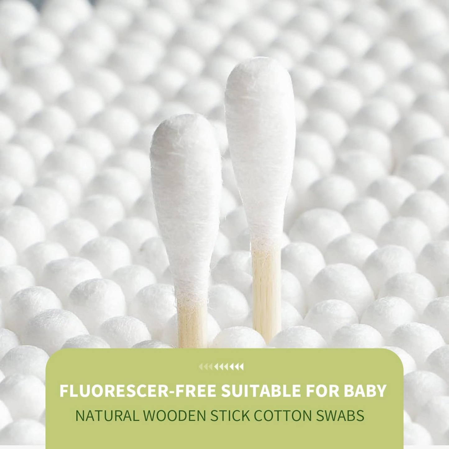 Allure Bamboo Cotton Swab - Ear Buds Pack of 1 (80pcs)