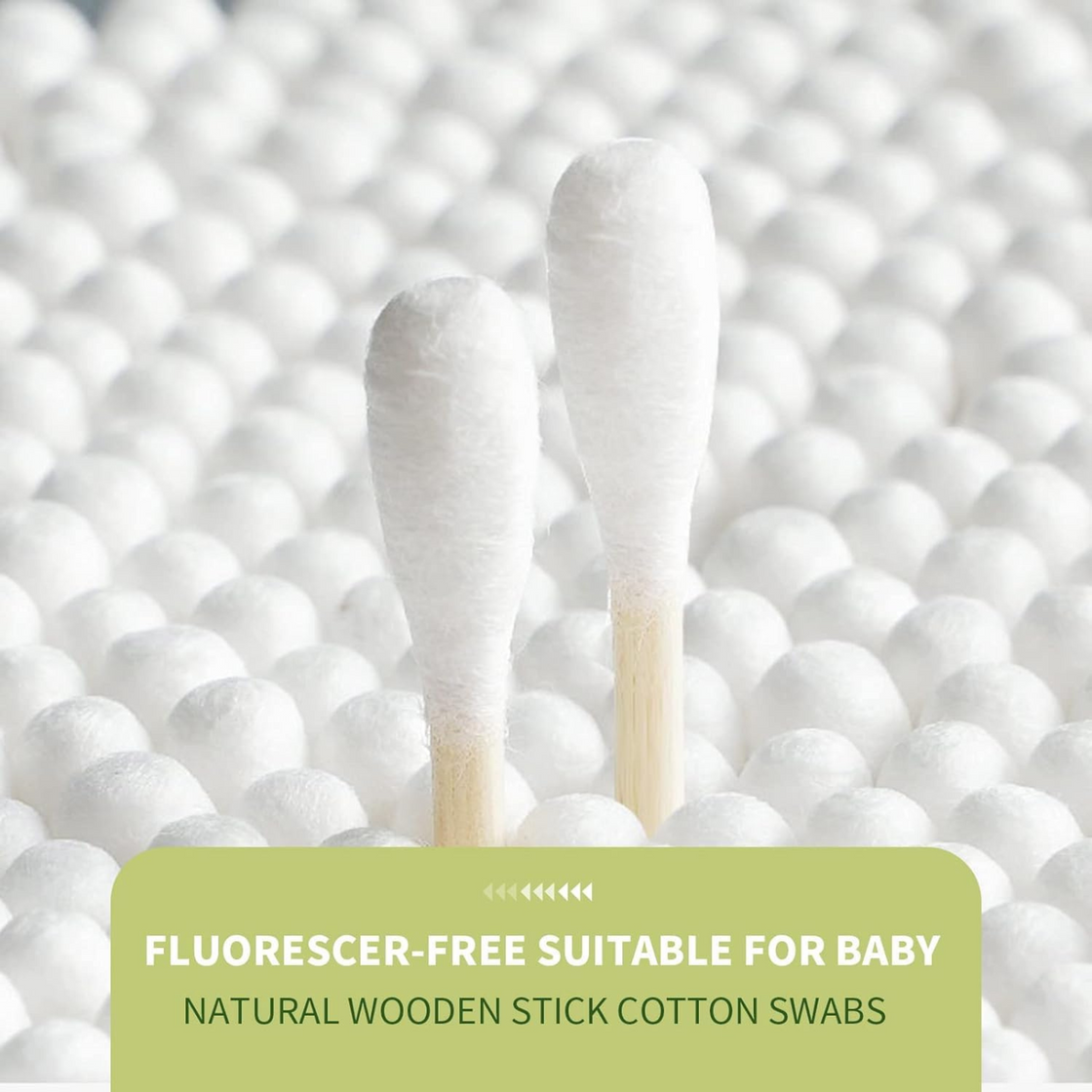 Allure Bamboo Cotton Swab - Ear Buds Pack of 4 (320pcs)