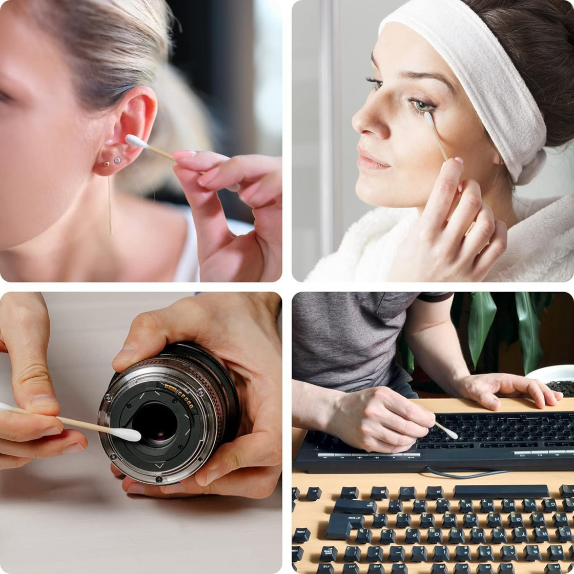 Allure Bamboo Cotton Swab - Ear Buds Pack of 4 (320pcs)