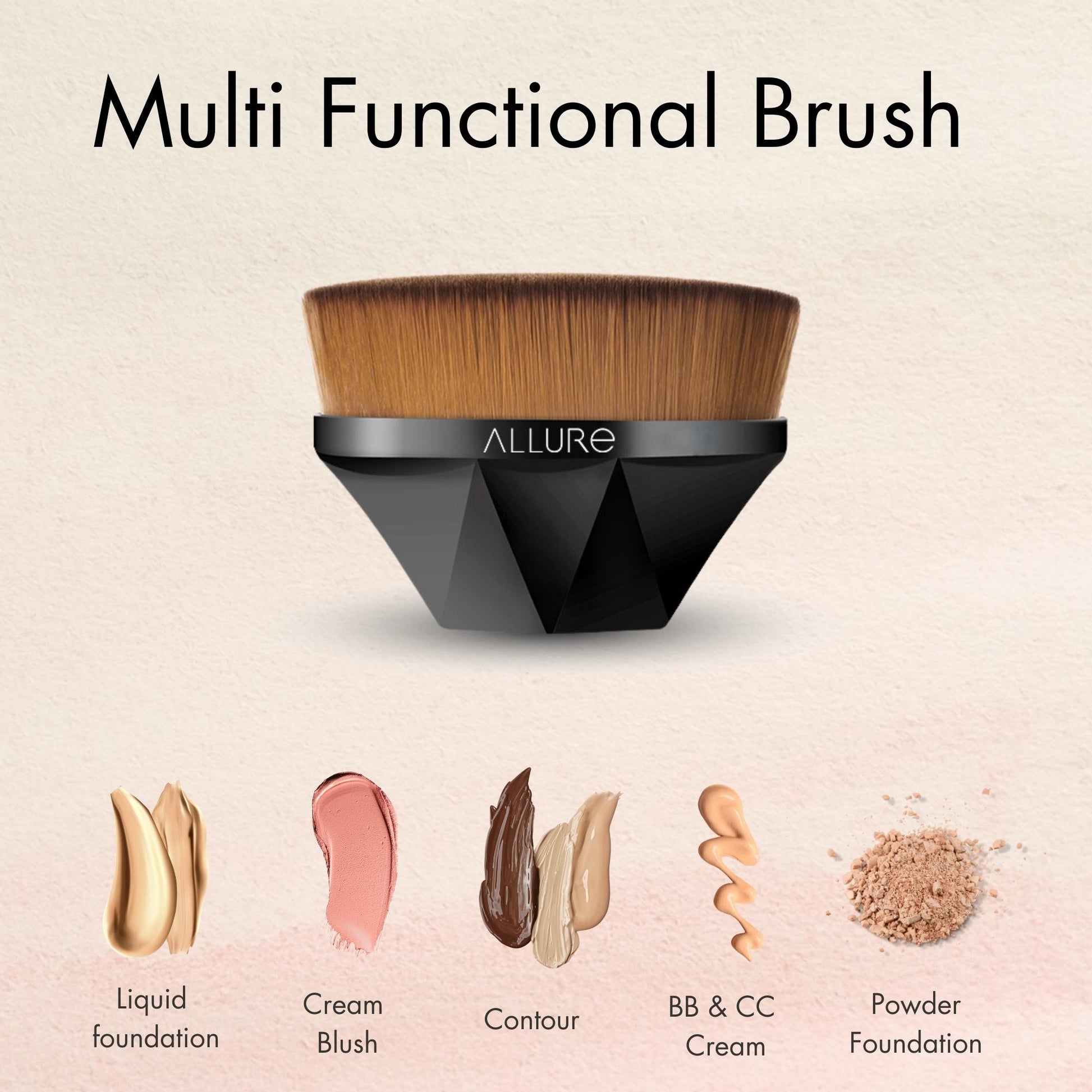 Allure Foundation Brush - Black