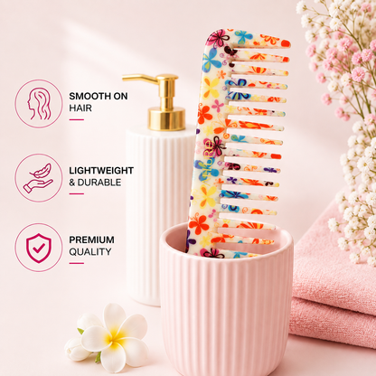 Allure 3D Hair Wash Comb for Scalp Massage & Cleaning-(S-06)