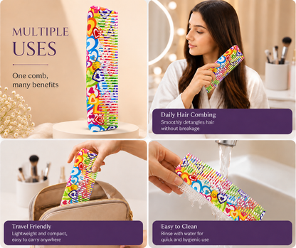 Allure 3D Hair Tail Comb for Professional Hair Styling
