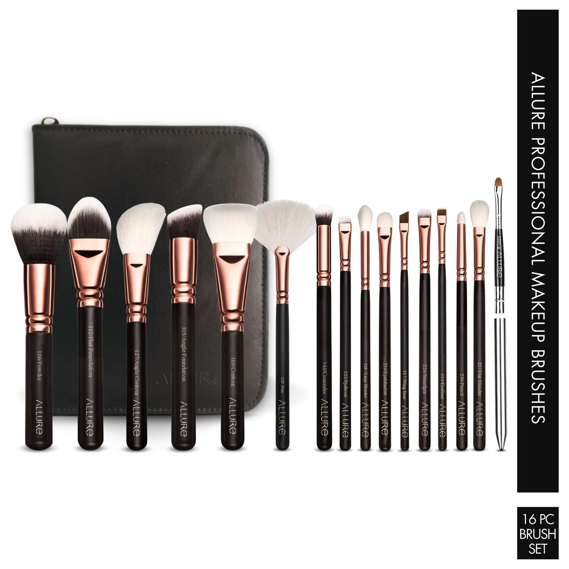 Allure Rose Gold Brushes -RGK 16 Set of 16