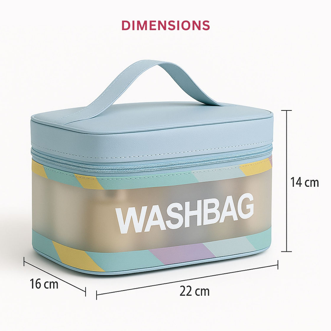 Allure Travel Essentials Wash Bag - Blue
