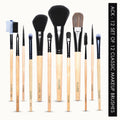 Allure Classic Ack-12 Pack Of 12 Makeup Brush Set With Travel Pouch
