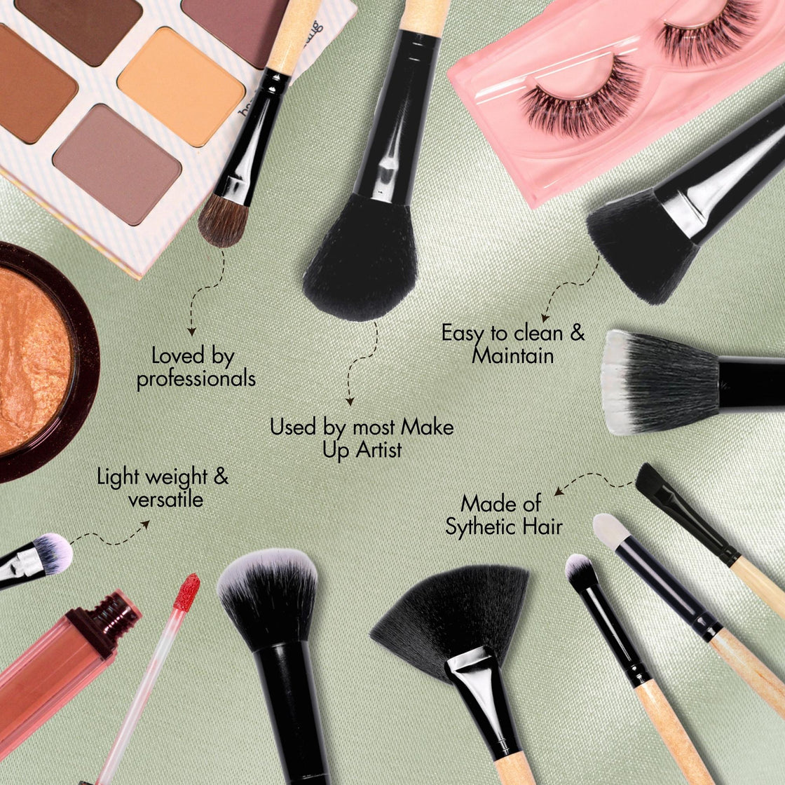 Allure Classic Eyeshadow and Anguler Brush Set of 02