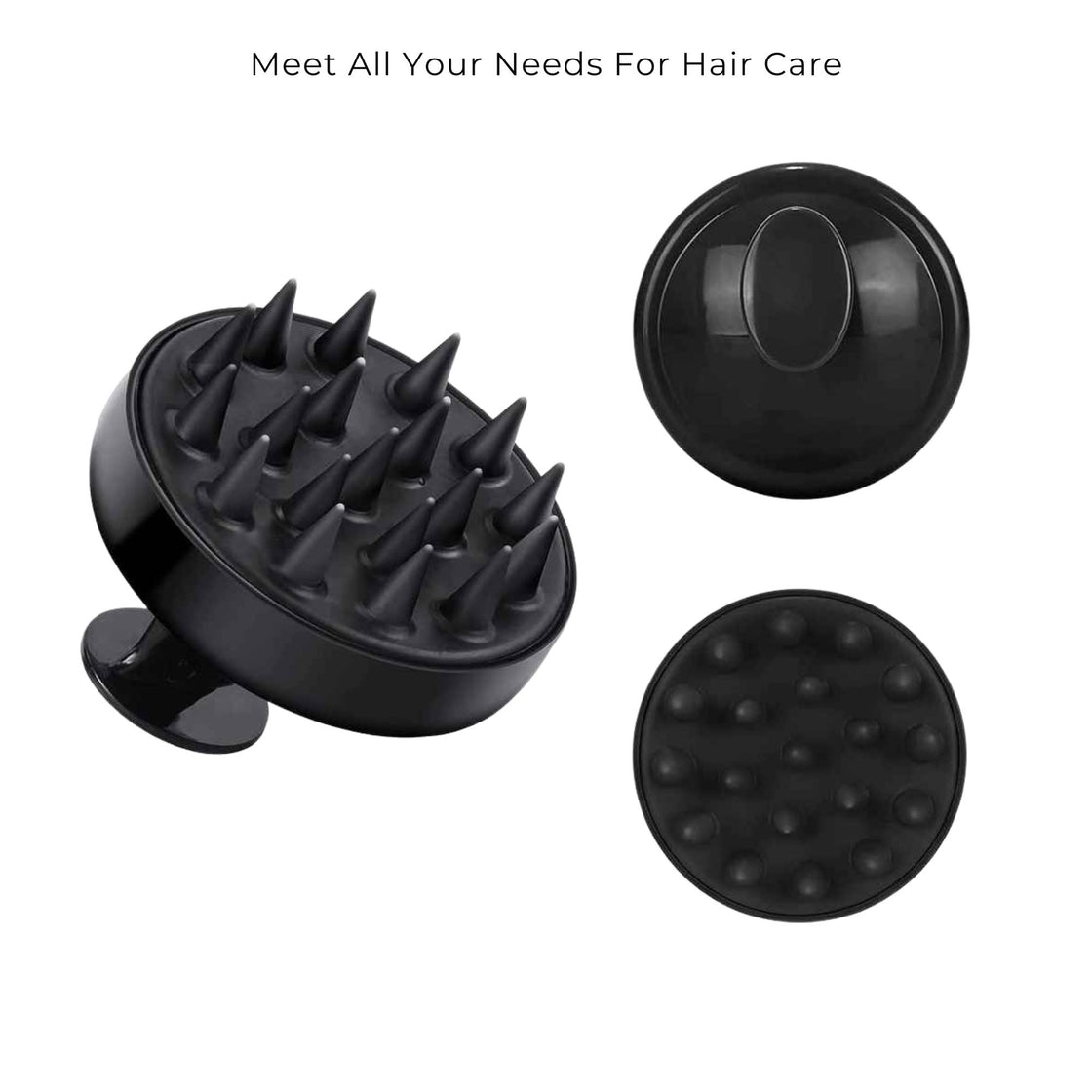 Allure Round Hair Scalp Massager & Shampoo Brush - Color May Vary