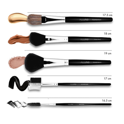 Allure Makeup Brush Set ( Pack of 12 ) MBS 12
