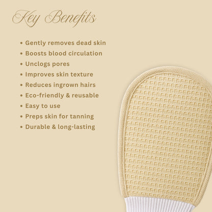 Allure Exfoliating Bathing Gloves for Deep Cleansing & Smooth Skin